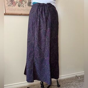 Purple Paisley Skirt